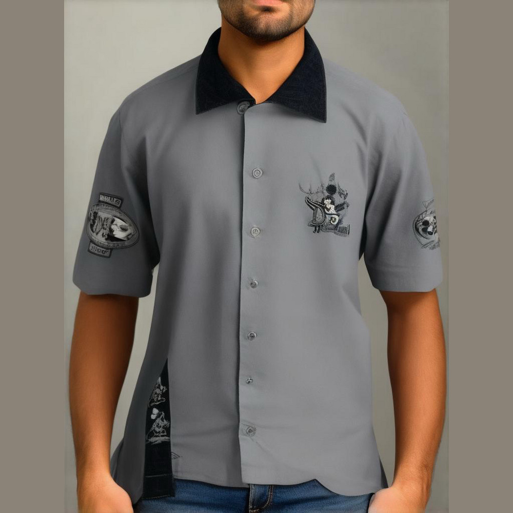 ‎Disneyland Disney 55th Anniversary Button Down Official Member Shirt